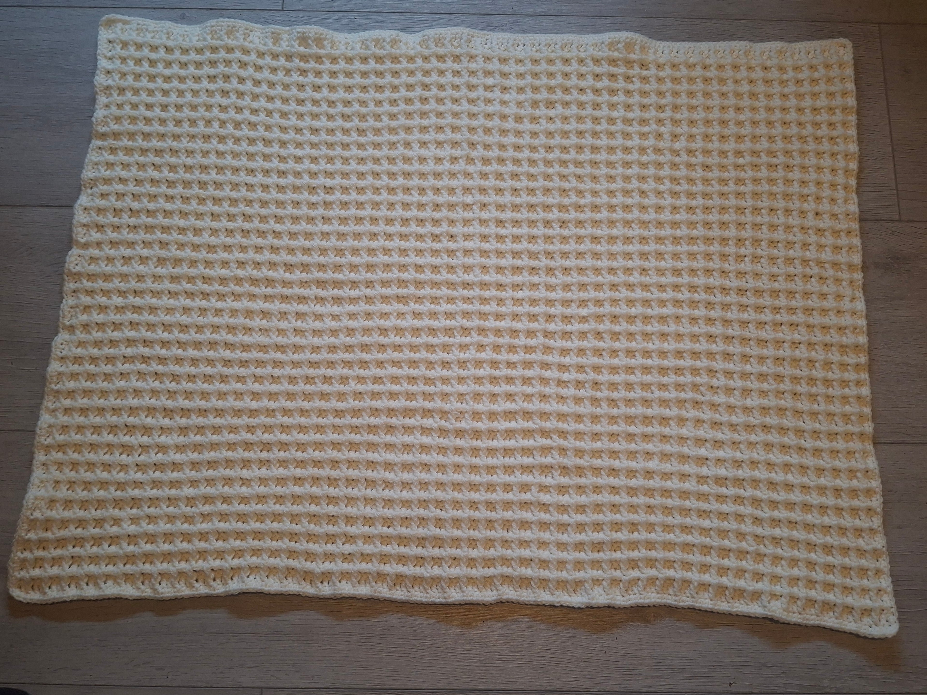 Gehaakte kinderwagendeken